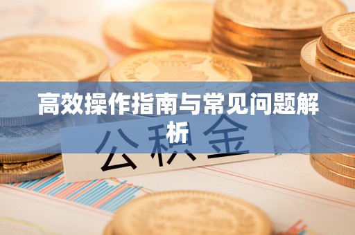 楚雄高效操作指南与常见问题解析
