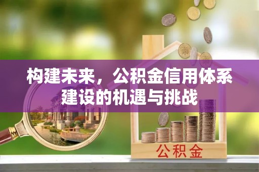 楚雄构建未来，公积金信用体系建设的机遇与挑战